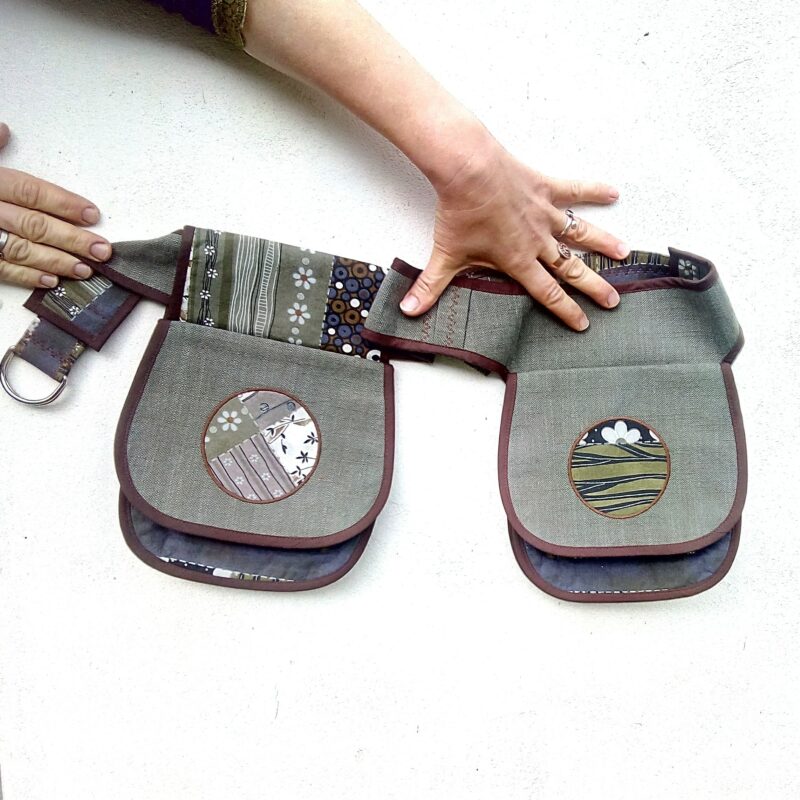 Kapsabelka s nasouvací kapsou/kabelkou